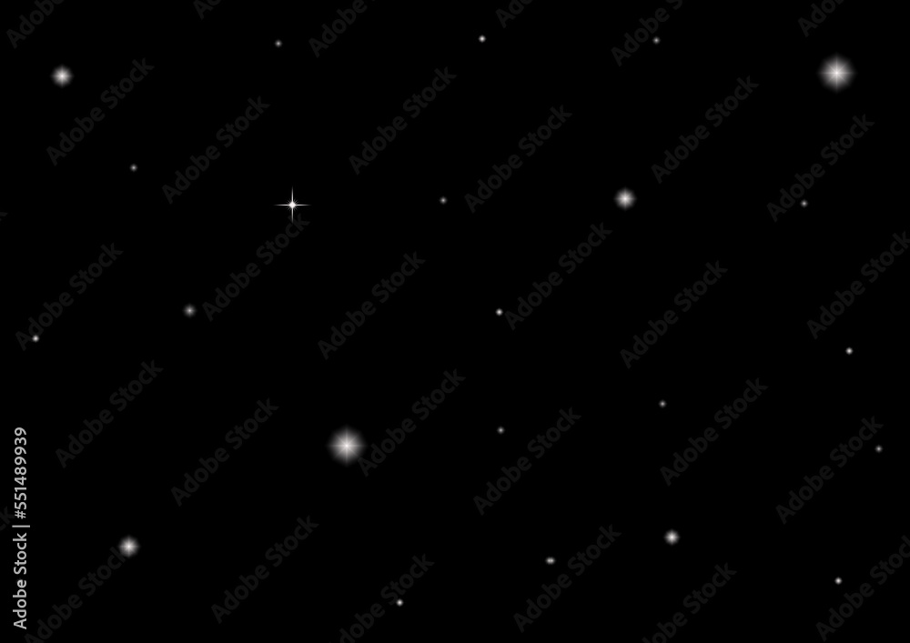 galaxy in a free space. 3D rendering