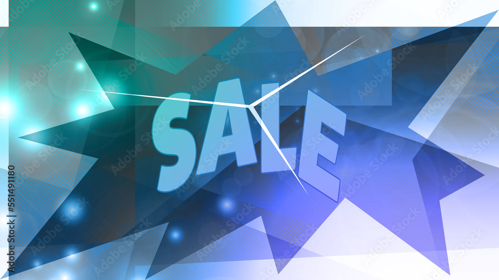 Fototapeta premium Abstract sale sign background image.