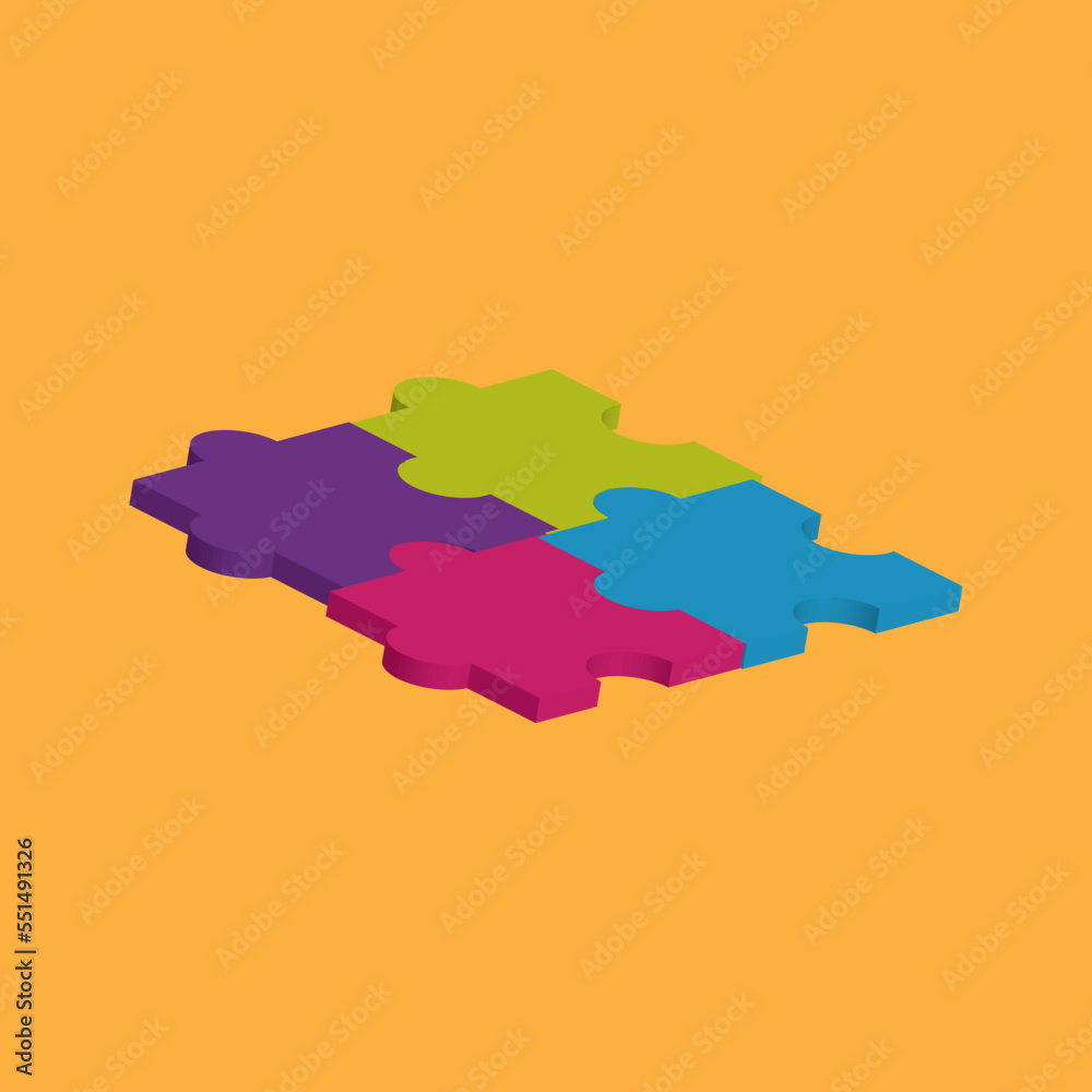Obraz premium puzzle background eps vector icon book cover