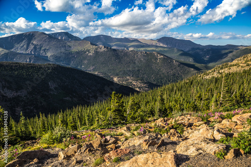 Afternoon Light of the Vistas of Rocky Mountain National Park, Colorado