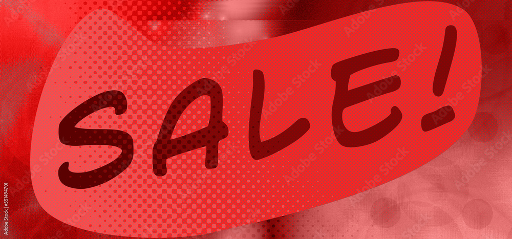 Fototapeta premium Abstract sale sign background image.