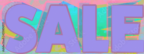 Abstract sale sign background image.