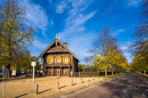 The Russian colony Alexandrovka Houses view in Potsdam of Germany photo