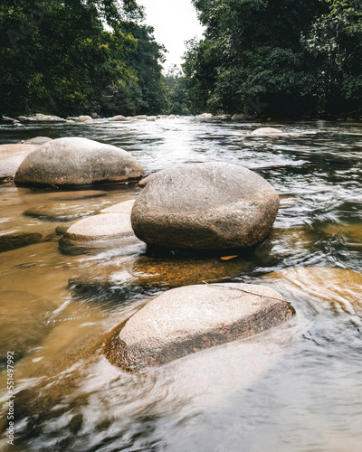 Upstream river at Sungai Kampar, Gopeng, Perak. photo