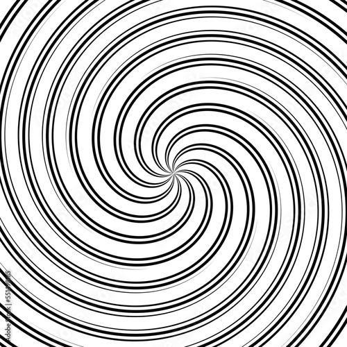 Lines in Circle Form . Spiral Vector Illustration .Technology round Logo . Design element . Abstract Geometric shape .