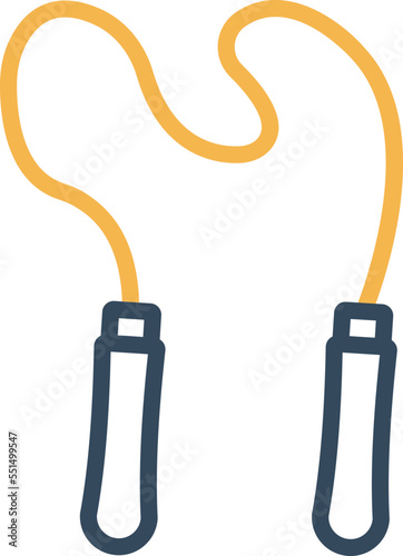 Jumping rope Vector Icon
