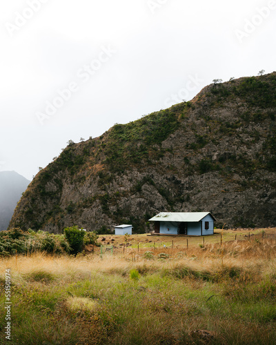 house in the mountains