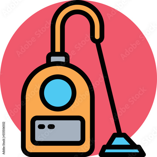 Vacuum cleaner  Vector Icon
