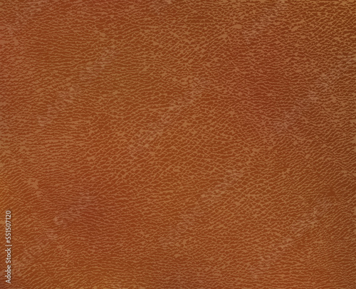 Realistic camel colored leather surface. Vector eps10 background with brown aged texture. 