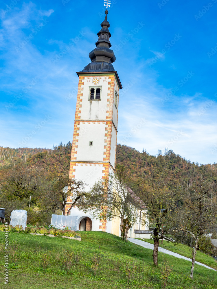 Church of Saint Margaret, Jereka, Slovenia.