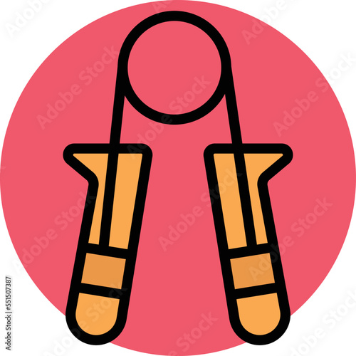 Jumping Rope Vector Icon
