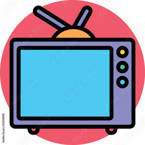 Television Vector Icon
