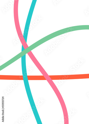 Colourful Grid Lines Abstract BAC 
