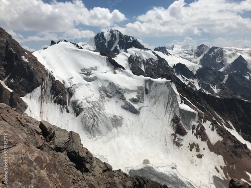 Ordjonikidze peak (4410 m), Kazakhstan photo