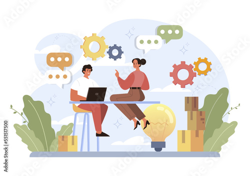 Original ideas concept. Creative innovations or solutions generation.