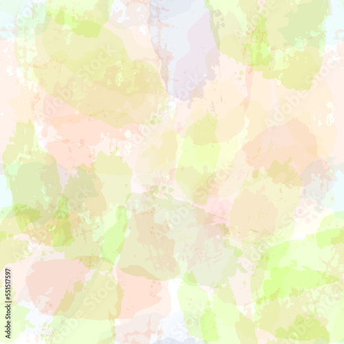 Watercolor seamless pattern, rainbow colors girly print, tie dye pastel background