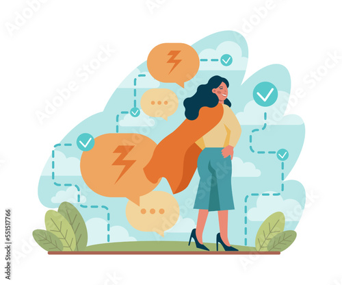 Power up concept. Vital energy , strength, inspiration, aspiration.