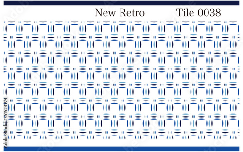 背景として使えるタイル調のNewRetroでシンプルなオリジナルパターン