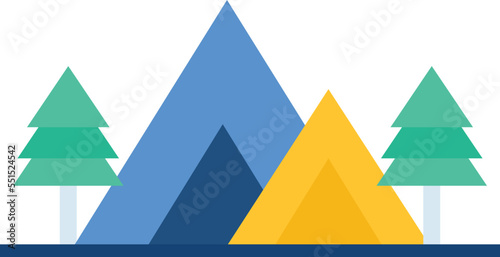  Camping Vector Icon
