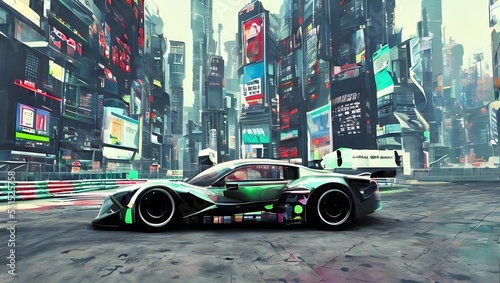 サイバーパンク　車