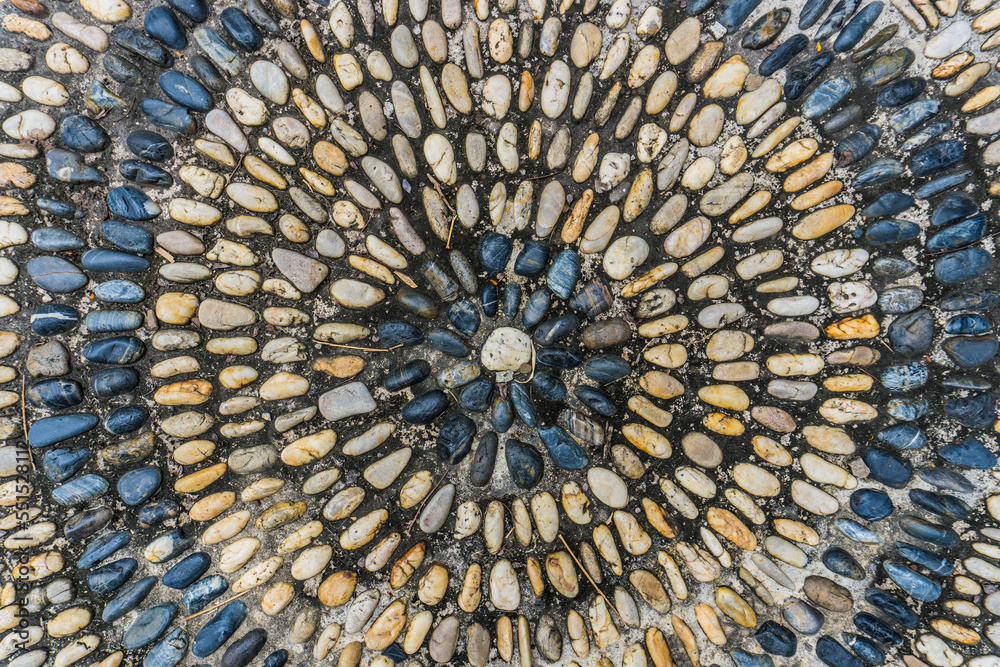 Stone on floor pattern background