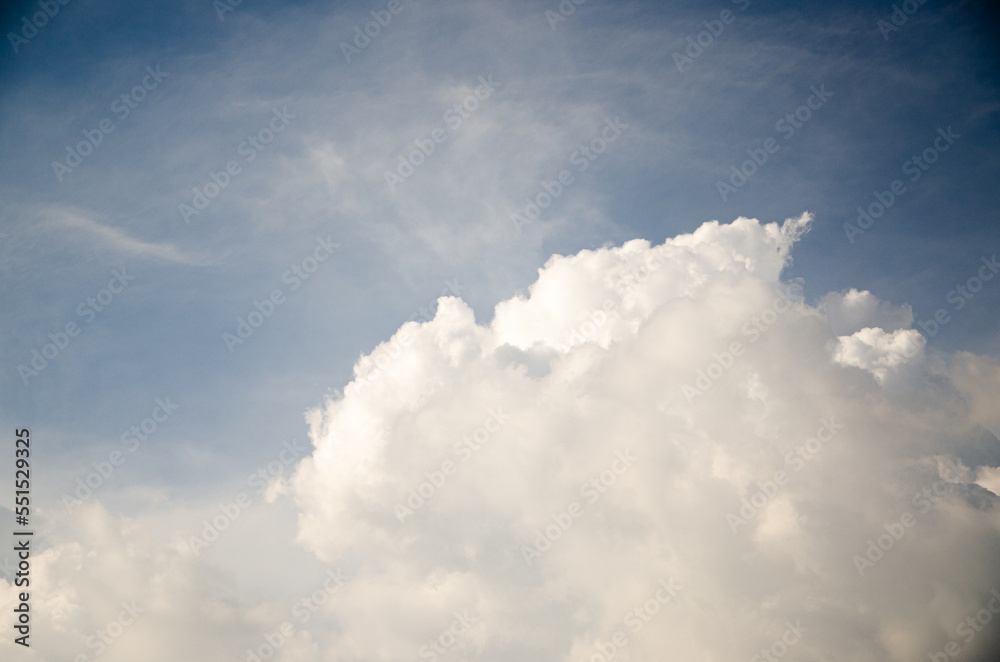 Clouds in the clear day