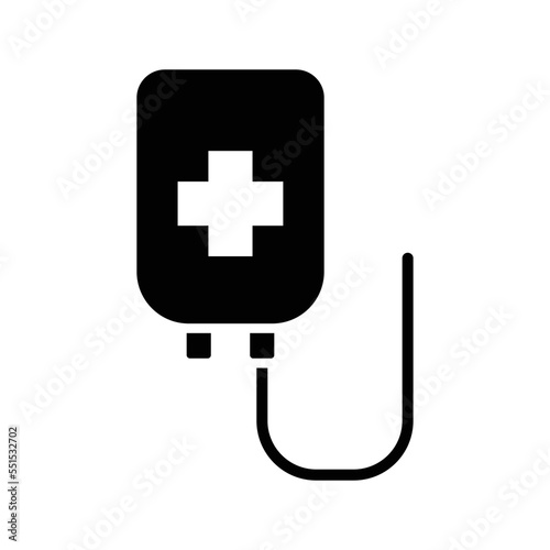 infuse - blood bag icon vector simple and modern