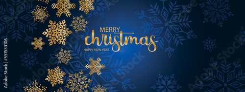 Marry christmas background with snowflakes	