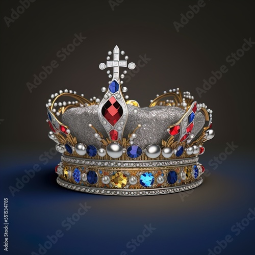 Jewel encrusted crown. Royalty. High fantasy. Dark fantasy. 