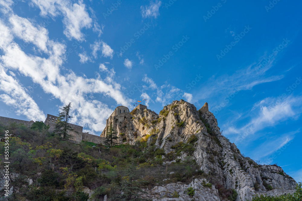 Citadelle of Sisteron in the Alpes-de-Haute-Provence department