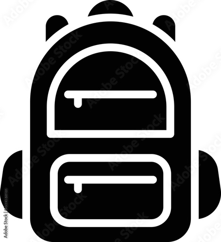 Study bag Vector Icon

