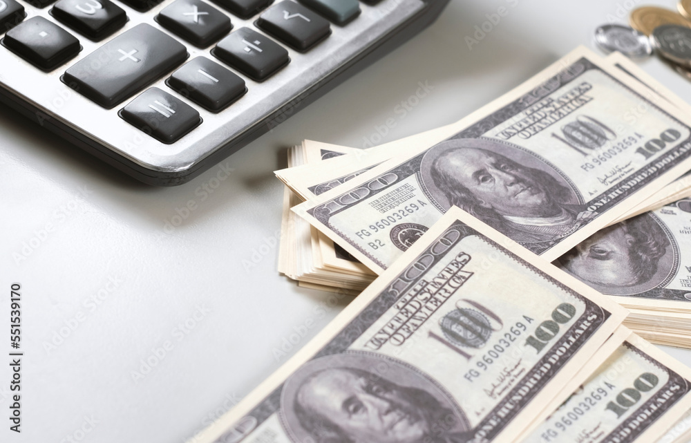 Man counting money, economy concept, allocation of money,Crisis after the covid-19 epidemic .Dollar falling or rising. Man counting money, economy concept, allocation of money,Crisis after the covid-19 epidemic .Dollar falling or rising.