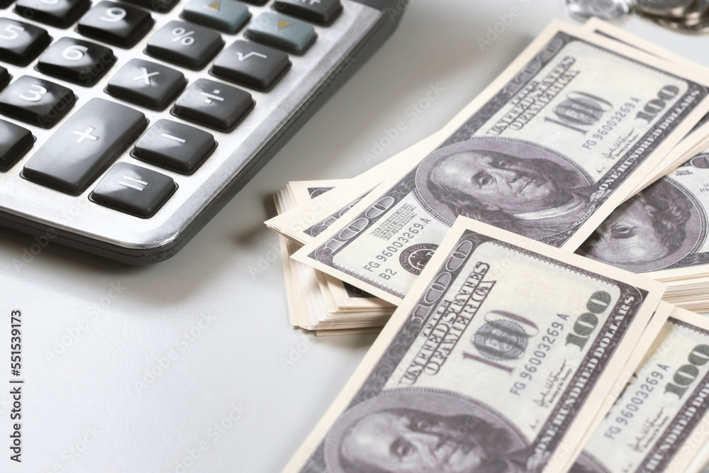 Man counting money, economy concept, allocation of money,Crisis after the covid-19 epidemic .Dollar falling or rising. Man counting money, economy concept, allocation of money,Crisis after the covid-19 epidemic .Dollar falling or rising.