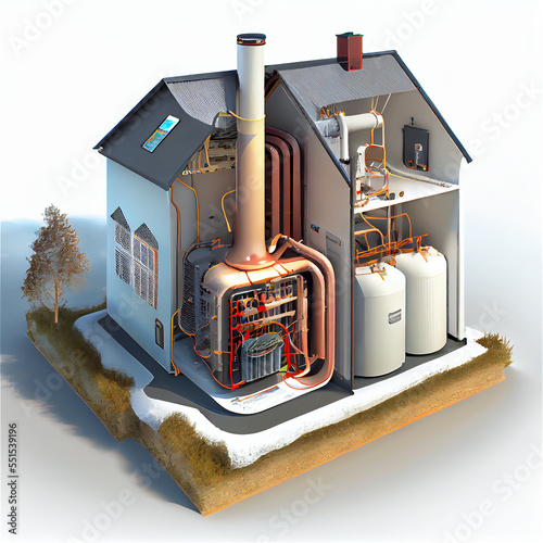 Geothermal home warming