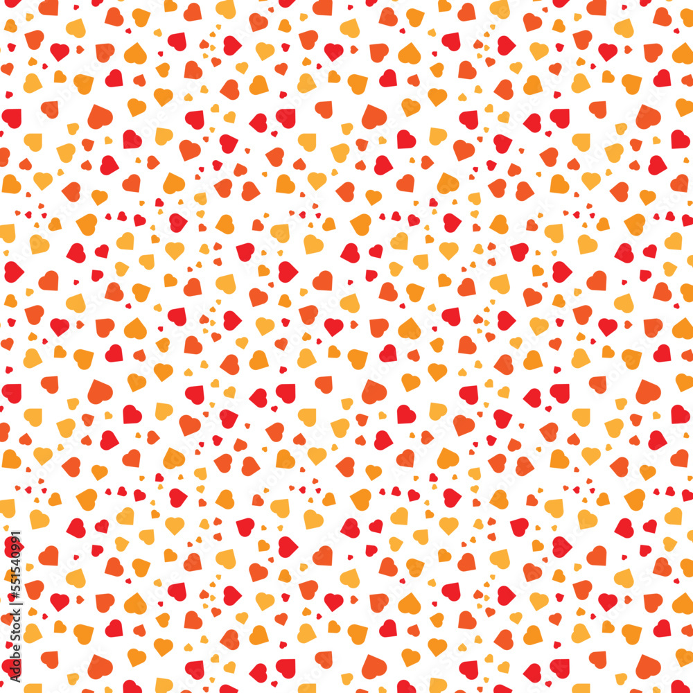 Abstract heart shape warm color Abstract heart shape warm color
