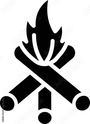 Flame Vector Icon
