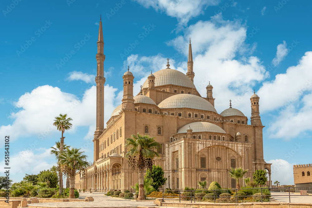 The Mosque of Muhammad Ali, Cairo, Egypt - obrazy, fototapety, plakaty 