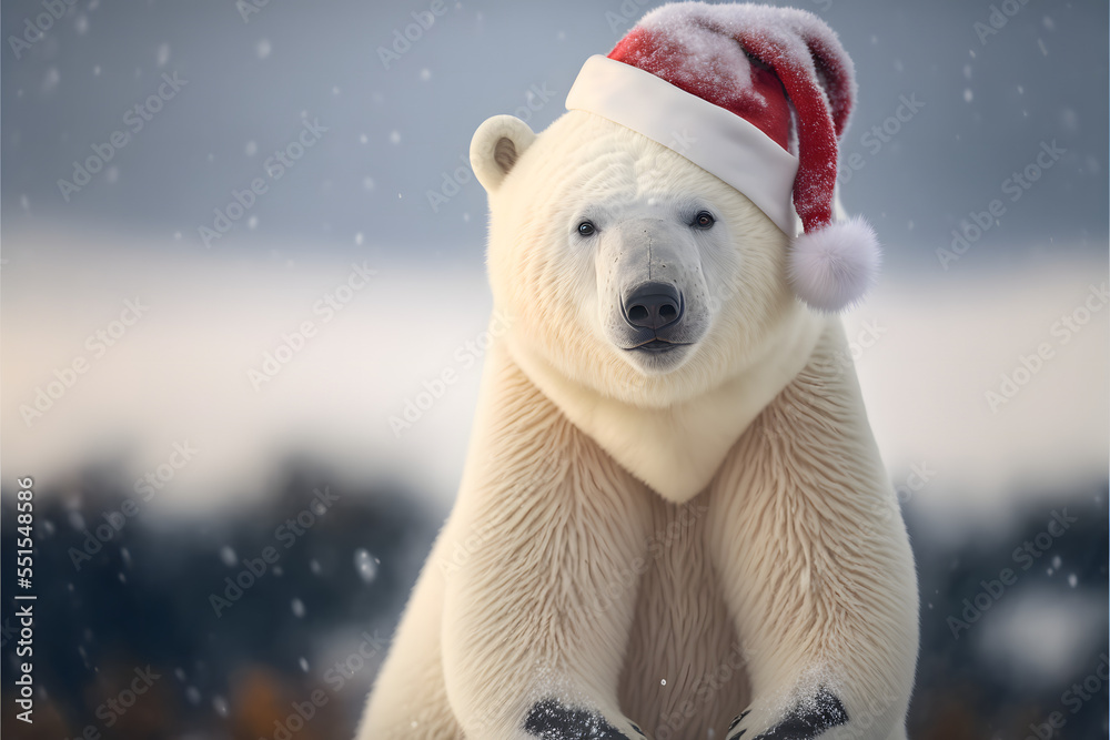 polar bear in the snow polar bear in the snow