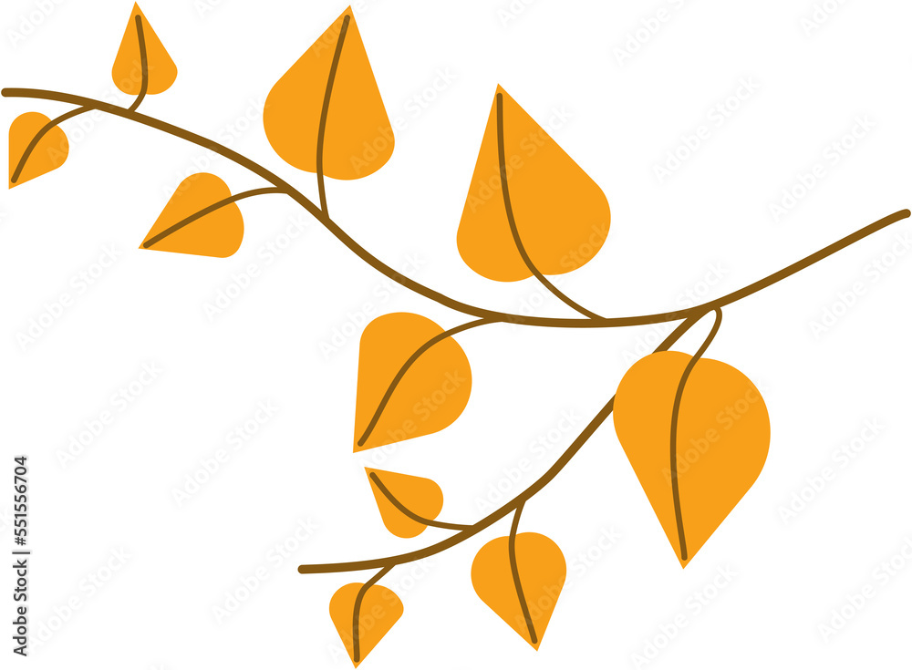 Naklejka premium Simplicity ivy freehand drawing