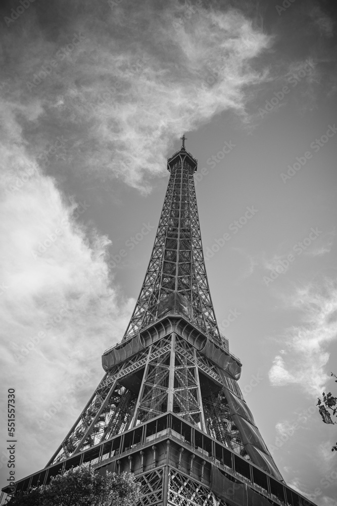 Eiffel Tower taken from its feet