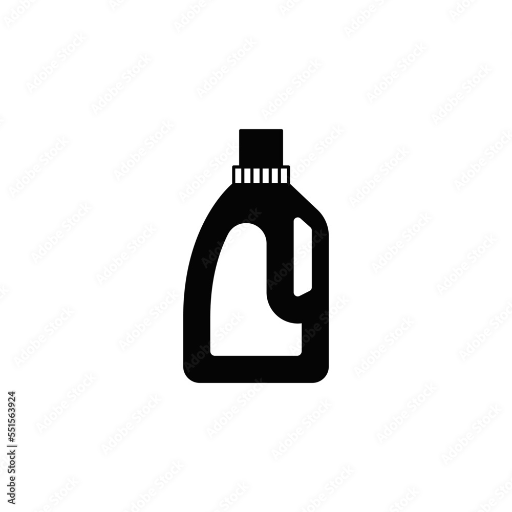 Laundry Softener icon in black flat glyph, filled style isolated on white background Laundry Softener icon in black flat glyph, filled style isolated on white background