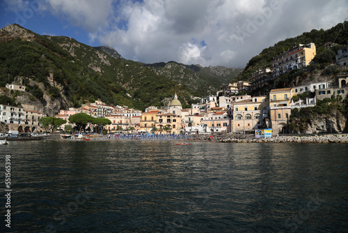 The town of Cetara on the Amalfi Coast, Italy