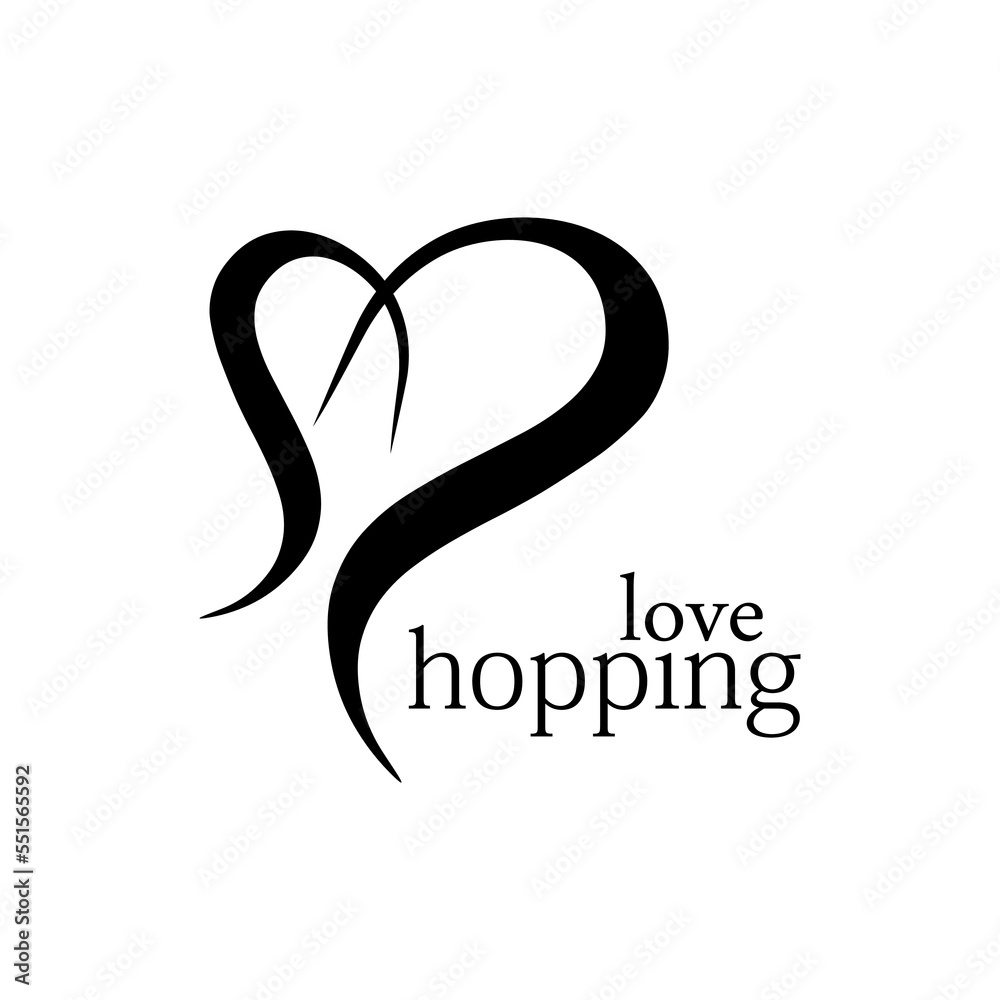 shopping love logo shopping love logo