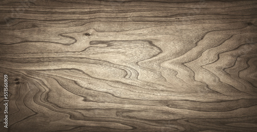 Wooden background, texture of an old walnut tree. photo