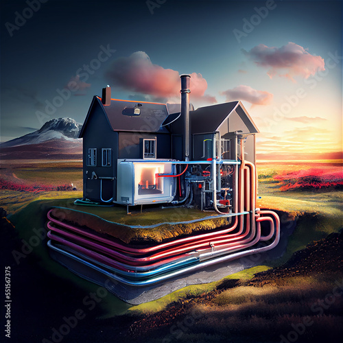 Geothermal home warming Gen...
