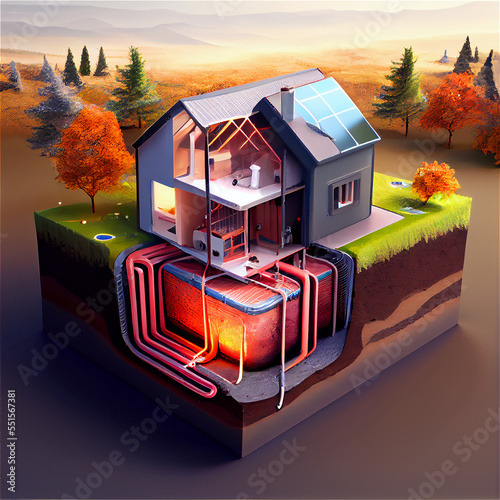 Geothermal home warming Gen...
