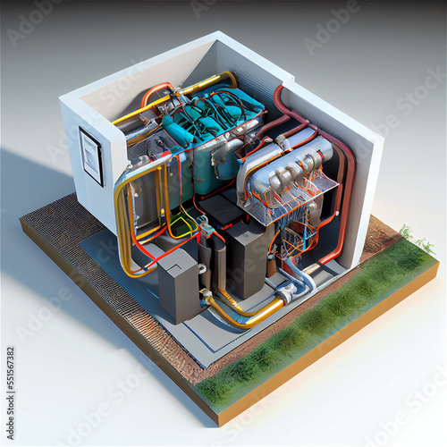 Geothermal home warming Gen...