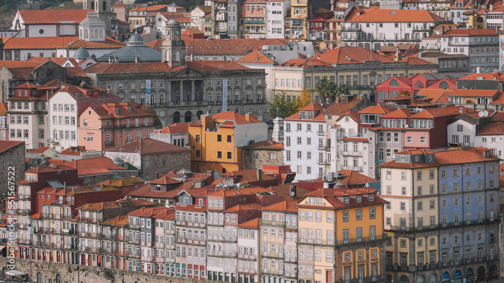 Fototapeta premium City Porto view. The old building of city Porto, Portugal