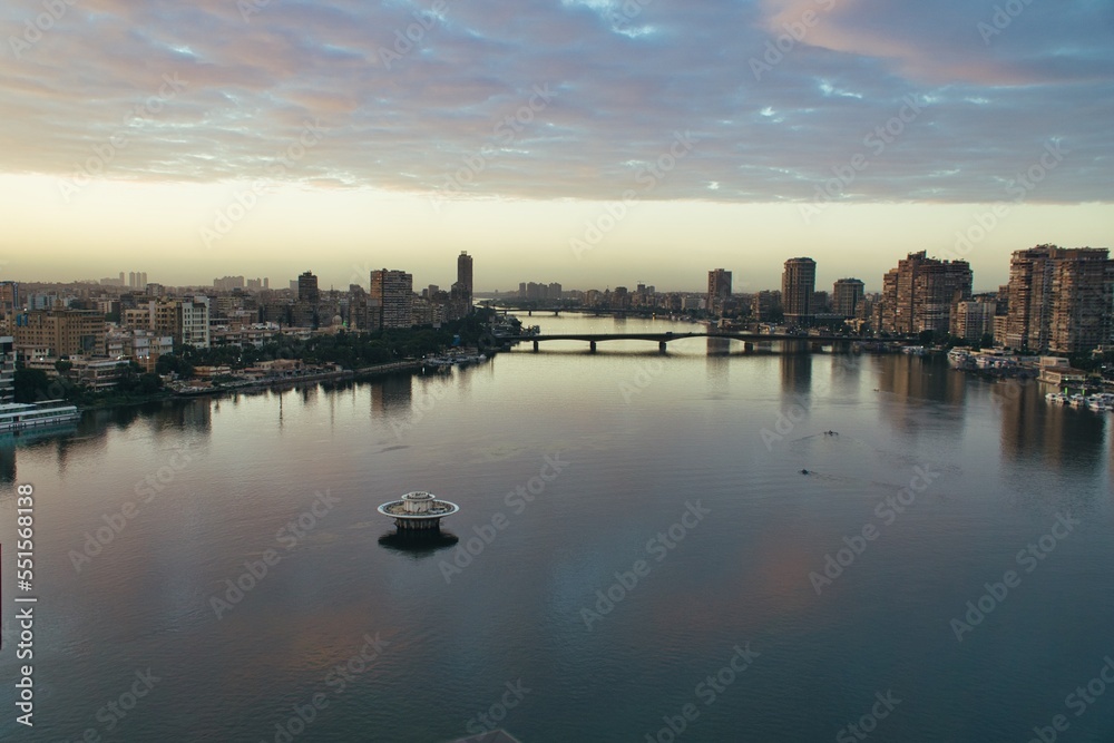 Morning view of Cairo skyline