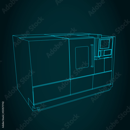 CNC turning milling machine